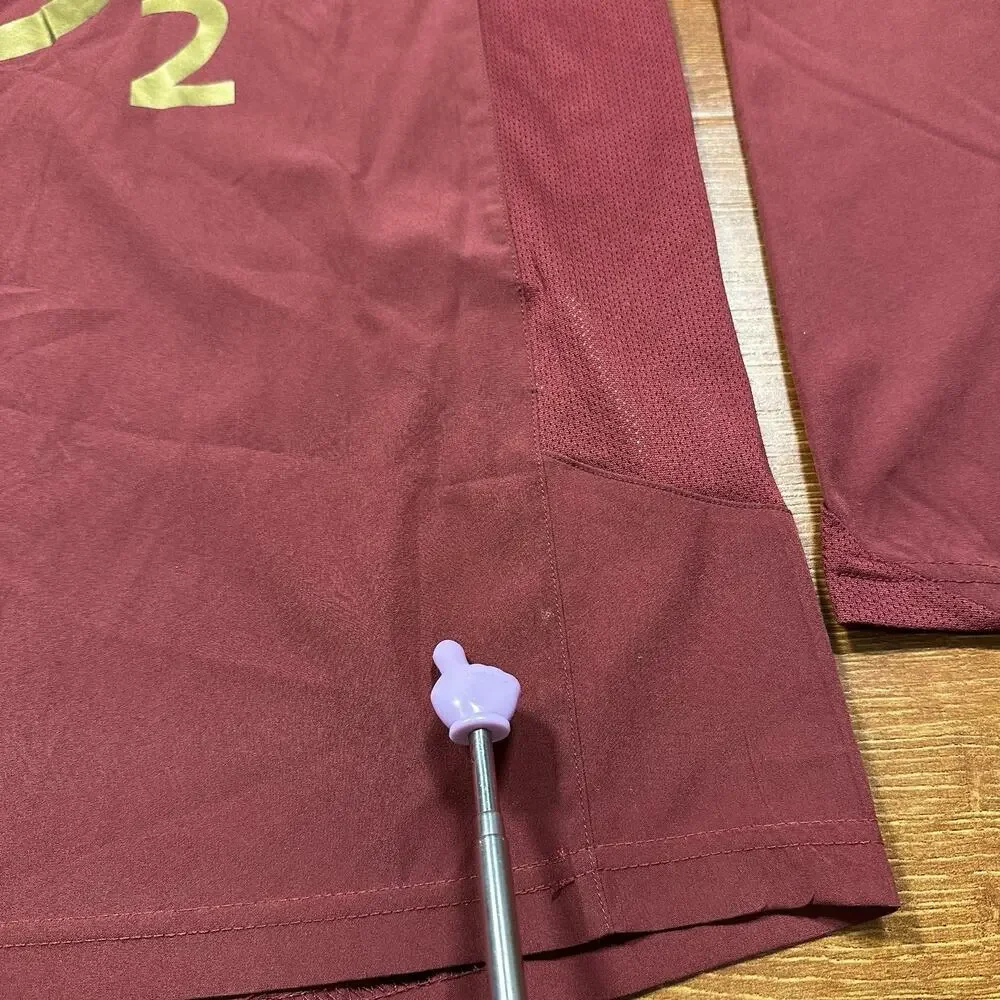 Nike Arsenal Soccer Jersey Mens L Burgundy Long Sleeve Henry #14 Highbury 2006